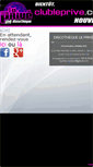 Mobile Screenshot of clubleprive.com